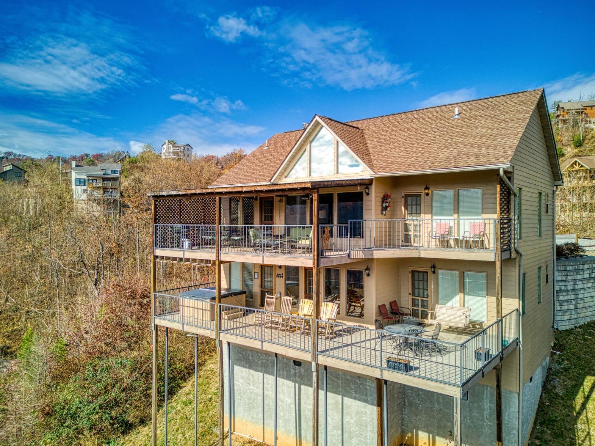 A Million Dollar View- Get 951 Worth Of Free Area Attraction Tickets For Each Paid Day! Villa Gatlinburg Eksteriør billede